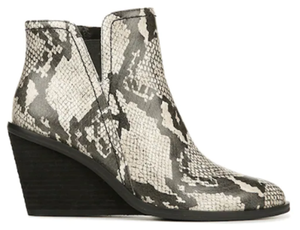 western wedge booties