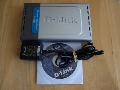 D-Link DI-704UP Cable/DSL Router, 4-Port Switch, USB Print Server