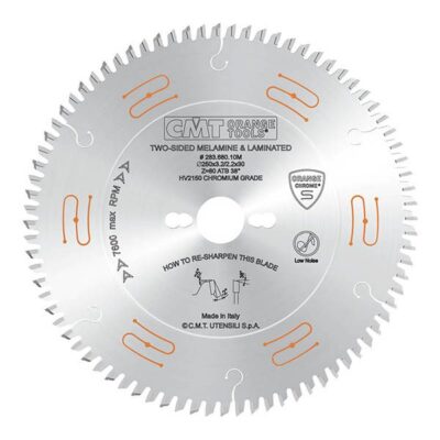 283.chrome CMT VERCHROMTE UND GERÄUSCHARME KLINGEN FÜR MELAMINE UND LAMINATE, INDUST-SERIE