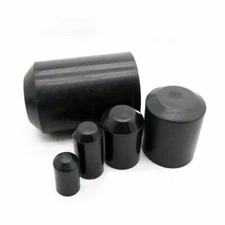 Black 8-130mm 2:1 Heat Shrink Boot End Cable Caps Adhesive Glue Lined Waterproof