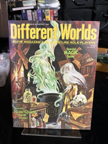 Different Worlds Adventure Role-Players Magazine #36 Sep/Oct 1984 RuneQuest - Photo 1 sur 8
