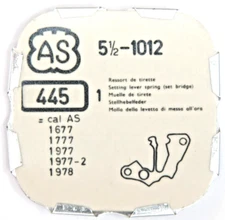 AS 1012 1677 1777 1977 1977-2 1978 Setting Lever Spring watch part