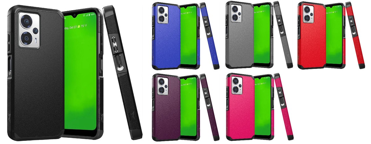 For AT&T Motivate Pro 5G SN509A ShockProof Hybrid Case Phone Cover