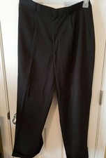 Boy's Izod Dress Pants Husky Size 18 Regular Black Style Z841020 NWT