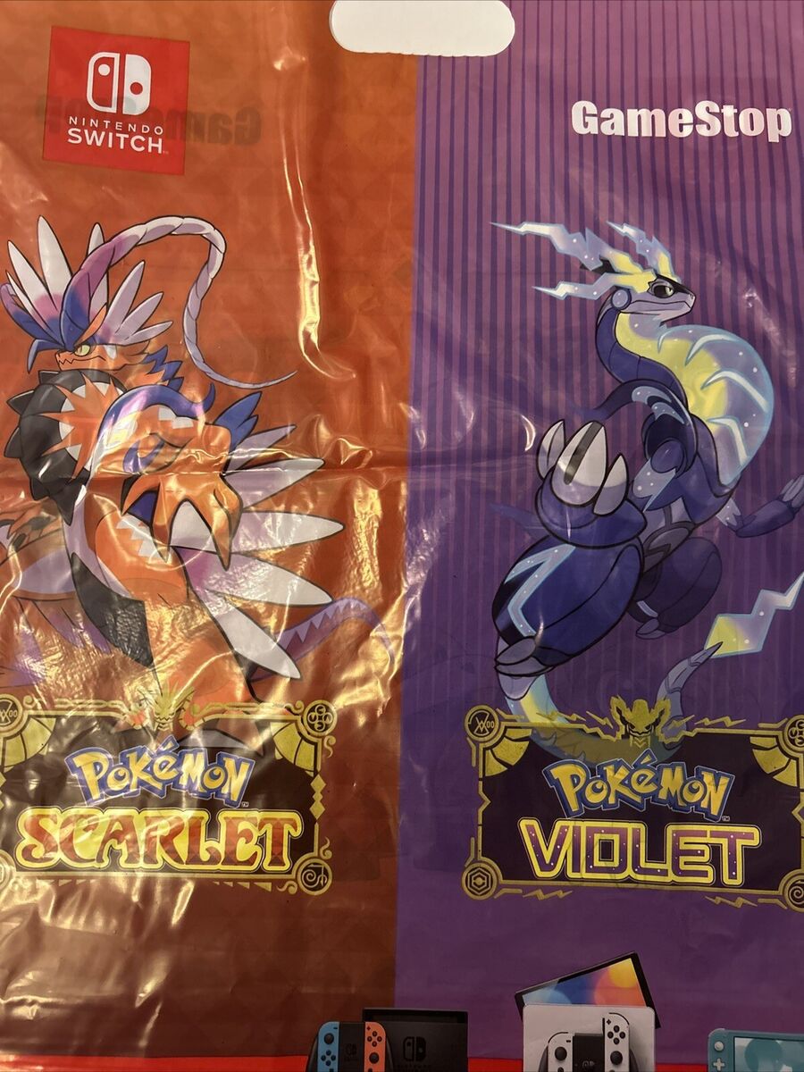 2022 Pokemon Scarlet and Violet GameStop Exclusive Promotional Promo Bag  18x14