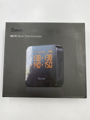 Govee Grill Oven Meat Thermometer  4 Probes WiFi Bluetooth Rechargeable New