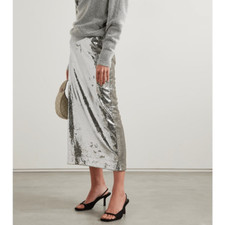 NWT La Ligne Soiree Sequined tulle midi skirt sz 4 $325