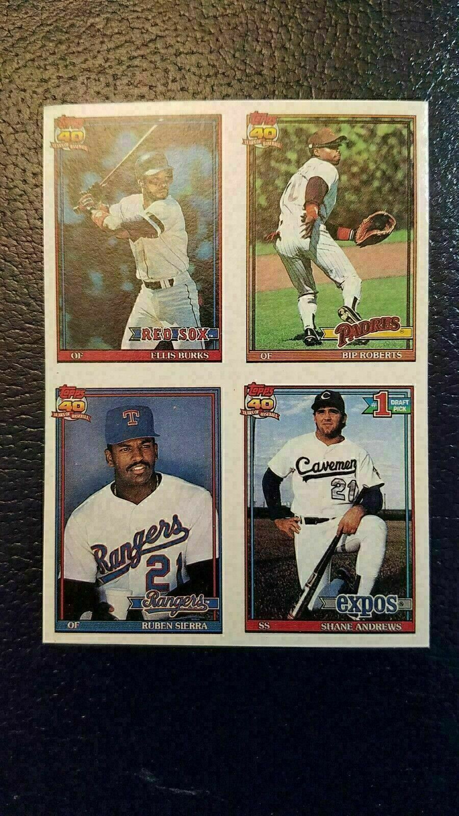 1991 Topps Cracker Jack Proof Cards and 4 Panels Series 1 and 2 ODDBALL YOU PICK - Picture 89 of 162