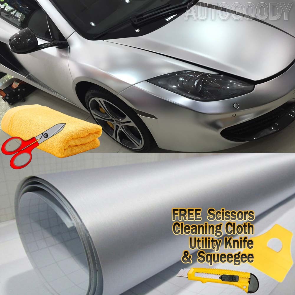 3D Carbon Fiber Textured Clear Matte Car Vinyl Wrap Sticker Decal Sheet Bubble Free 5FT X 20FT Tool Kit