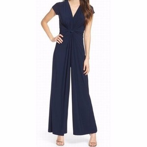 vince camuto navy blue jumpsuit