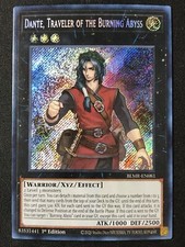 Yu-Gi-Oh #BLMR-EN081 Dante, Traveler of the Burning Abyss 1st Ed Secret Rare NM