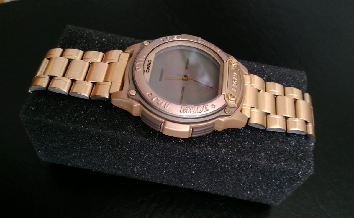 CASIO ABX-60 Twincept Worldtime Databank ana-digi watch CASIO ABX-60 Twincept Worldtime Databank ana-digi watch