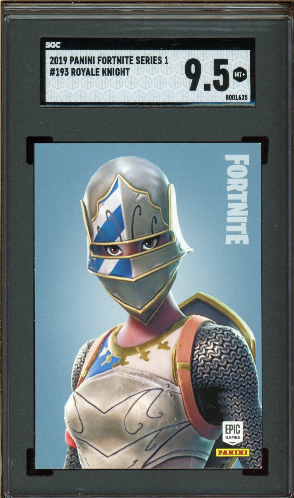 2019 Panini Fortnite Series 1 Royale Knight SGC 9.5 MINT + | #193 Rare