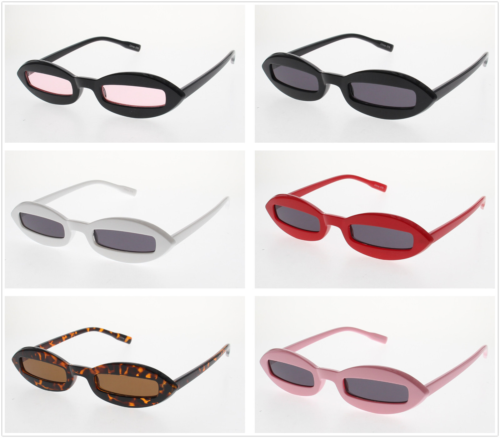 Little Cat Eye Sunglasses Sun Glasses Punk Sunglass Sexy Lip-Shaped Fashion-image