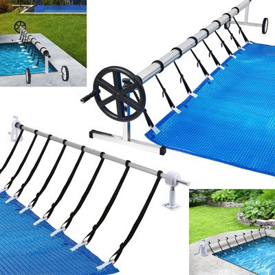 Pool Aufroller Aufrollsystem Mobile Aufrollvorrichtung für Poolplane & Abdeckung