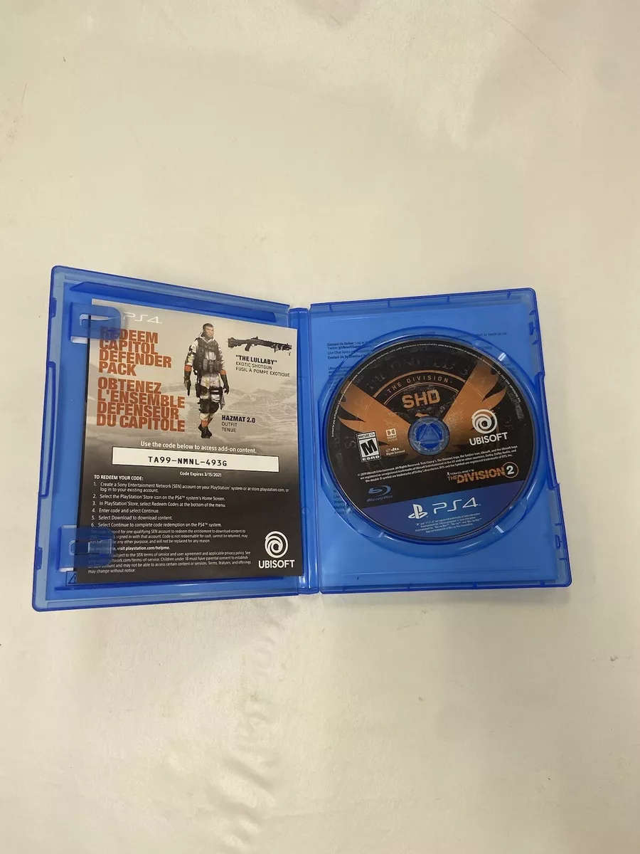 Division 2 digital code ps4 2025