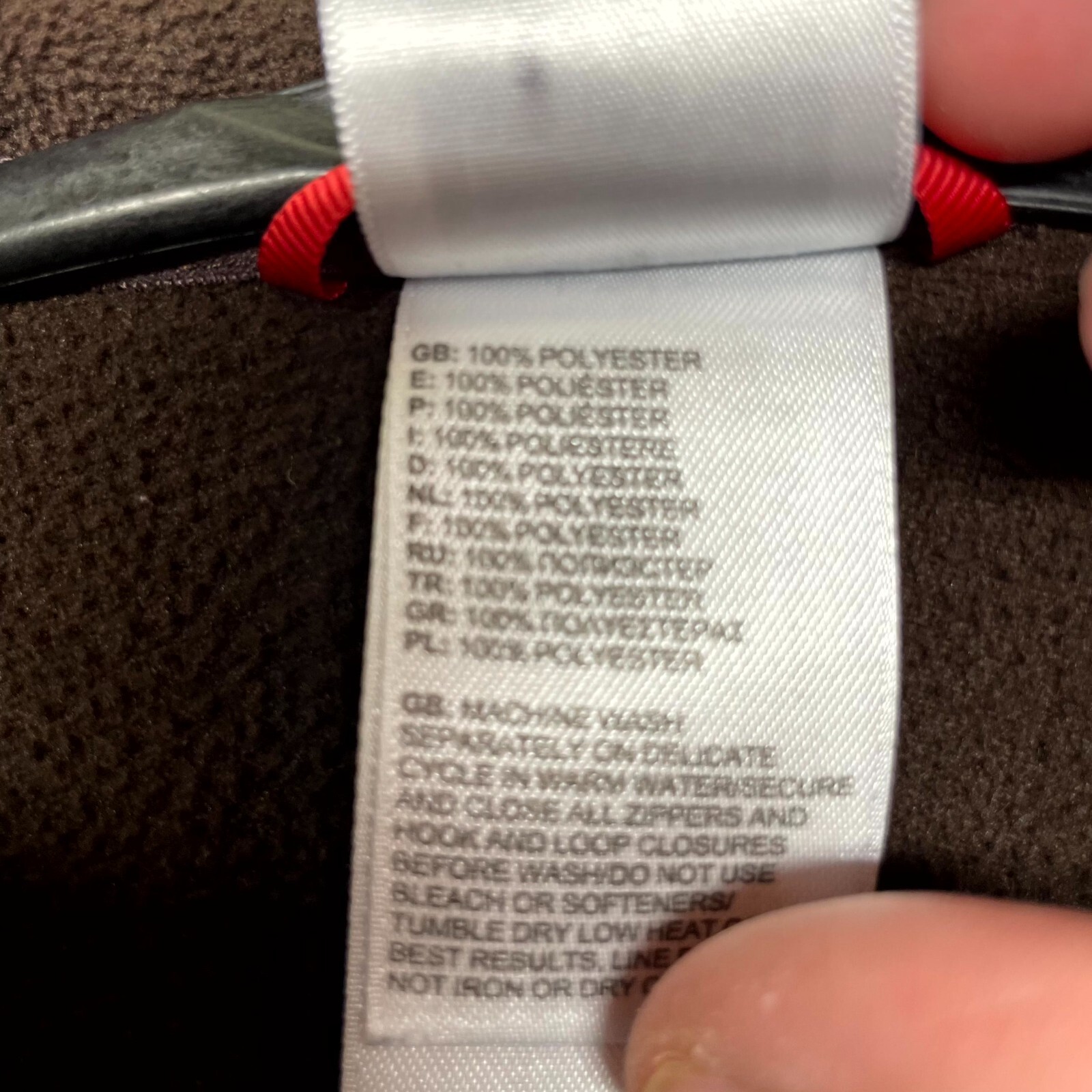 The North Face Fleece Jacket Women's Small Brown Mock Neck Long Sleeve Full Zip thumbnail 4