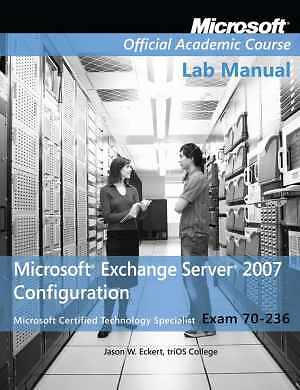 Exam 70-236 Microsoft - Paperback, by Microsoft Official Academic - Very Good