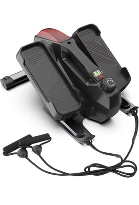 Manual Elliptical Machine, Quiet & Portable Ellipse Leg Exerciser, 8 Levels Adju