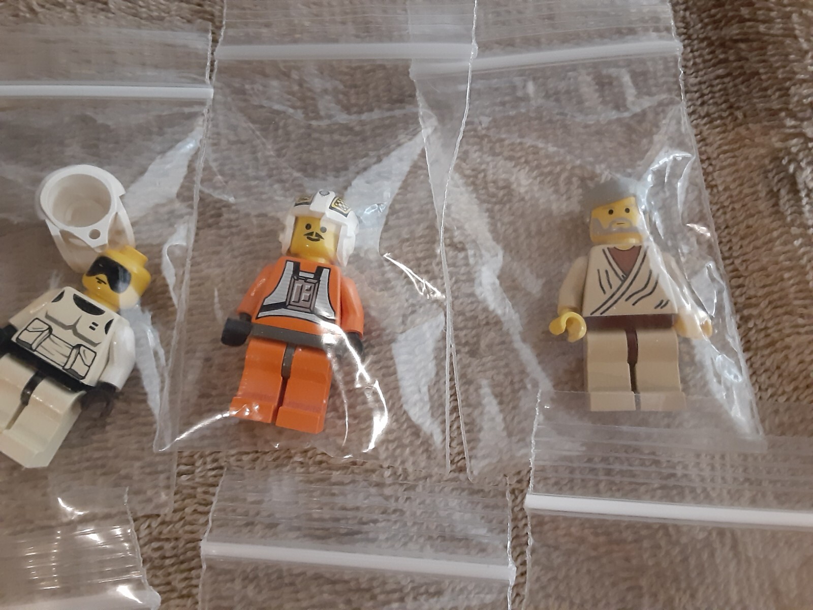 Lego Star Wars vintage minifigures yellow heads Vader, Obi Wan, Luke eBay