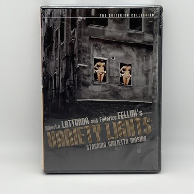 Federico Fellinii's VARIETY LIGHTS (DVD, 2000, Criterion Collection) New Sealed