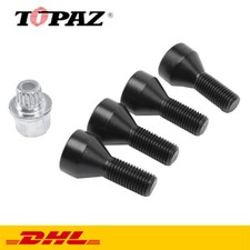 Felgenschloss Kit Sicherung Radbolzen Felgenschloß M12X1,5 für BMW E81 E87 E36