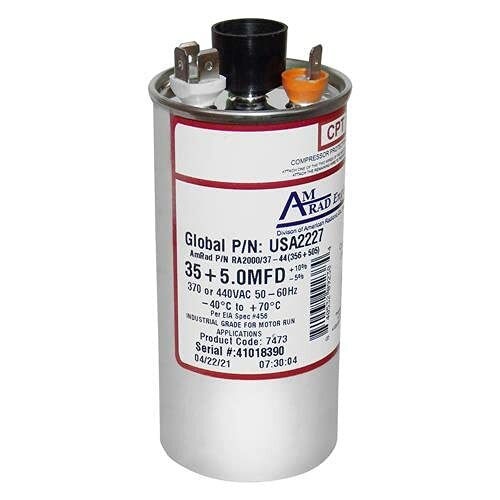 Goodman CAP050350440RSP Replacement - 35 + 5 uf/Mfd 370/440