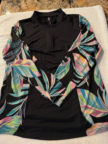 Torrid Wireless Unlined Partial Zip Rash guard Long Sleeve *Asst. Sizes*