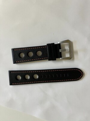 Red Line Men's Speed Rush Genuine Leather Band strap 24mm RL-304C