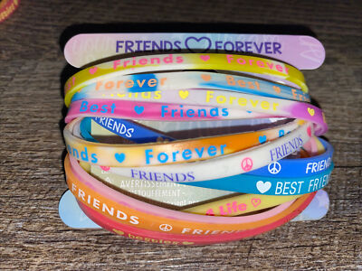 Claire's 12 Piece BFF Best Friends Rainbow Rubber Bracelet Jewelry Set | eBay Claire's 12 Piece BFF Best Friends Rainbow Rubber Bracelet Jewelry Set | eBay