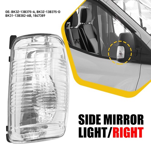 For 2015-2022 FORD TRANSIT 250 250 350HD Cargo Van Side Mirror Turn Signal Light - Picture 13 of 13