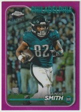 2024 Topps Chrome - Rookies Ainias Smith #286 Magenta Refractor /399 (RC)
