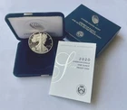 2020-S American Silver Eagle Proof $1, OGP Box COA
