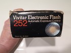 Electronic Flash Vivitar Model 252 W/Original Box & Case Vintage 1970s w/Cord Bk — photo 4