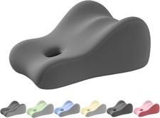 Ergonomic Memory Foam Wedge Pillow for Sleeping Reading- Grey Multi-Function