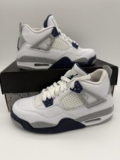 Jordan 4 Retro Mid Midnight Navy - UK 5 US 5.5Y - 408452-140 - spedizione veloce