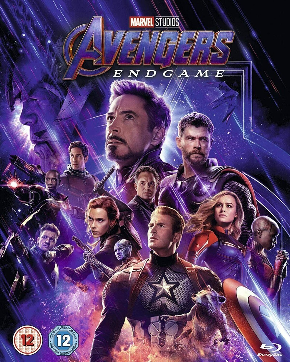 Avengers: Endgame (Blu-ray, 2019) Marvel Superhero Comic Action NEW SEALED