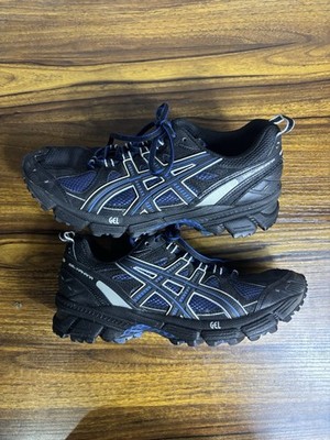 Asics Men Gel Kahana T0E5N Black Blue Running Shoes Sneakers Men s Size 9
