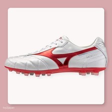 Mizuno Morelia II Japan AG P1GA250360 Super White Pearl Ruby Red Men's Size New