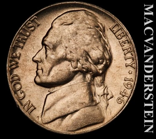1946-P Jefferson Nickel — photo from another recent sale