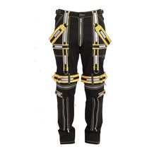 MM Gothic Men's Black Electro Bondage Punk Rave Goth Cyber Pants