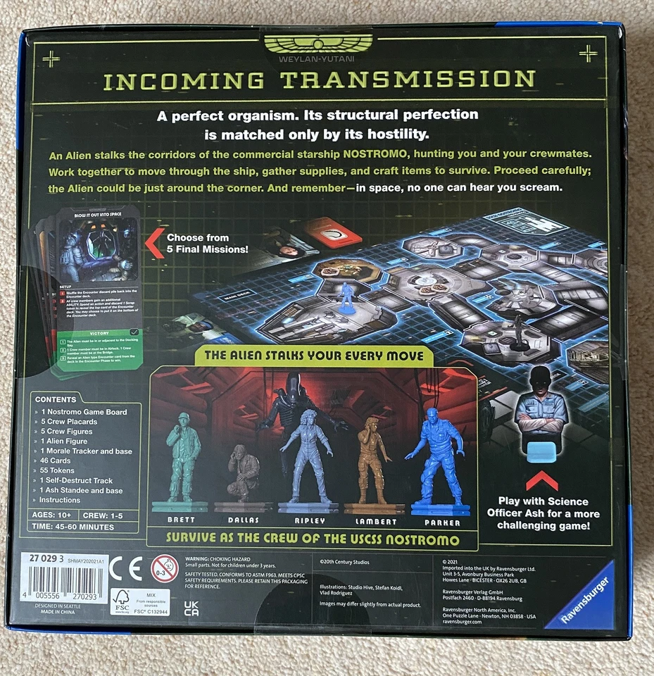 Ravensburger Alien Fate of the Nostromo Board Game - Brand New Sealed - Image 2 of 2
