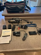 Sony Video 8 HandyCam W/ Sony AC Power Adapter AC-V25 Read Desc CCD-fx520