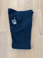  279 NWOT HUGO BOSS TAILORED LINE T-GABIN navy PANTS - 34R