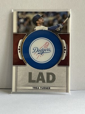 2023 Topps Series 1 - Team Logo Commemorative Patches Trea Turner #TLP-TT Blue