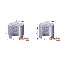 2X Autofren 45Mm Kolben Bremssattel Hinten Vorne Passend FüR Mazda CX-5 CX-7 CX-