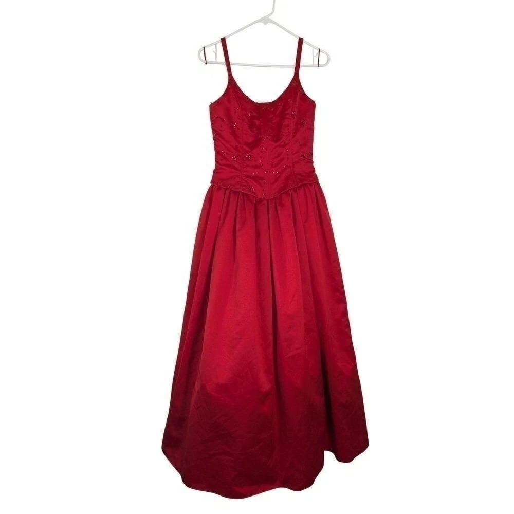 casual long bridesmaid dresses Chiffon A-Line V-Neck Sleeves Long Elegant Formal Wedding Party Evening Gowns with Bow Belt & Split Side, As Picture outlet-S Size:46L/40W you can refer to Tiffany 16243 Long Prom