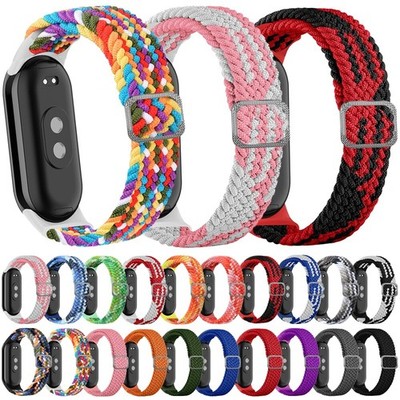 Für Xiaomi Mi Band 8 / 9 Edelstahl Milanese Metall Silikon Nylon Armband Ersatz