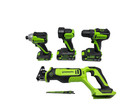 Greenworks 24-volt 4 -Tool Brushless Power Tool Combo Kit 1318769 — photo 1