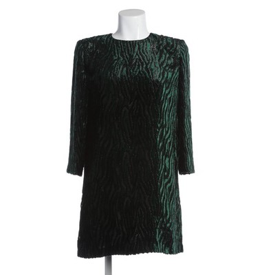 Kleid Saint Laurent Schwarz Grün 34 FR 40